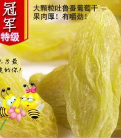 【乌鲁木齐八月的果园新疆吐鲁番无核白树上黄葡萄干提子干新疆特产干果2015新货包邮_新疆价格|图片】-